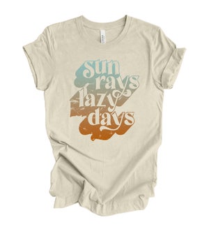 Sun Rays Lazy Days Tee